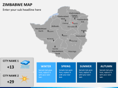 Zimbabwe Map PPT slide 15