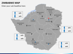 Zimbabwe Map PPT slide 16