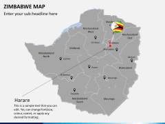 Zimbabwe Map PPT slide 17