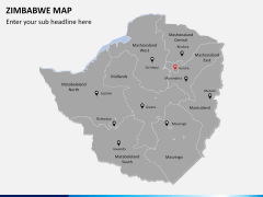 Zimbabwe Map PPT slide 1