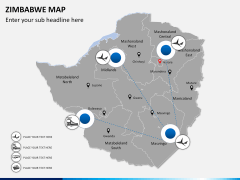Zimbabwe Map PPT slide 4