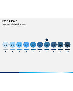 1 To 10 Scale PPT Slide 1