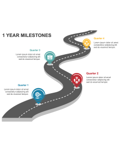 1 Year Milestones PPT Thumbnail