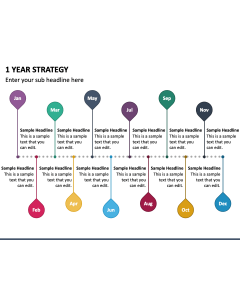 1 Year Strategy PPT Slide 1