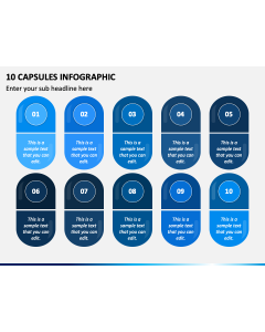 10 Capsules Infographic PPT Slide 1
