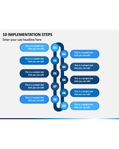 10 Implementation Steps PPT Slide 1