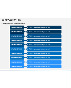 10 Key Activities PPT Slide 1