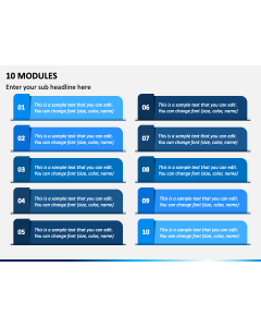 10 Modules PPT Slide 1