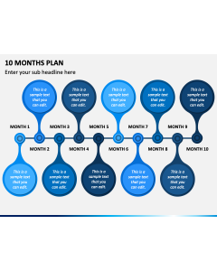 10 Months Plan PPT Slide 1