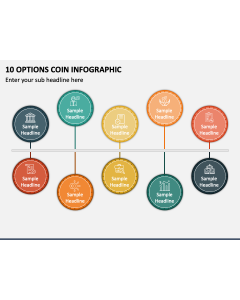 10 Options Coin Infographic PPT Slide 1