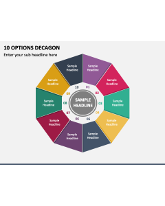 10 Options Decagon PPT Slide 1