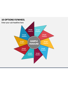 10 Options Flywheel PPT Slide 1