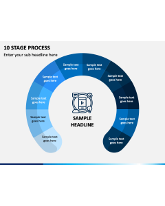 10 Stage Process PPT Slide 1