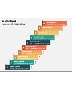 10 Staircase PPT Slide 1