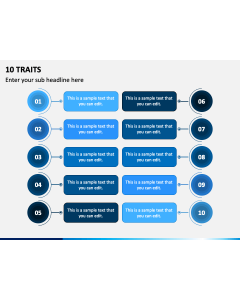 10 Traits PPT Slide 1