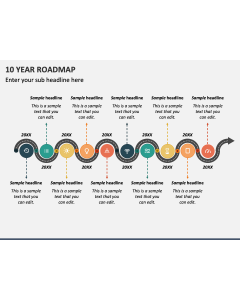 10 Year Roadmap PPT Slide 1