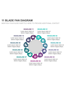 11 Blade Fan Diagram PPT Thumbnail