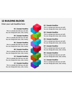 12 Building Blocks PPT Slide 1