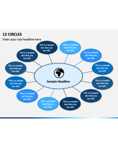 12 Circles PPT Slide 1