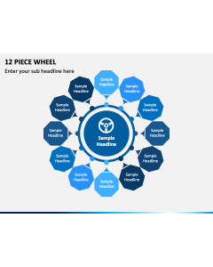 12 Piece Wheel PPT Slide 1