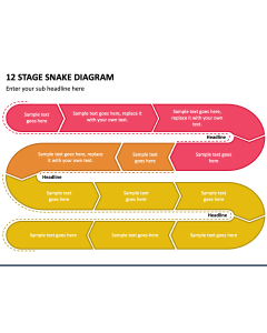 12 Stage Snake Diagram PPT Thumbnail