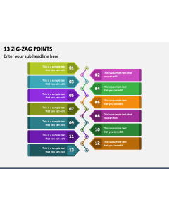 13 Zig-Zag Points PPT Slide 2