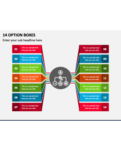 14 Option Boxes PPT Slide 1