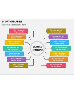 14 Option Labels PPT Slide 1