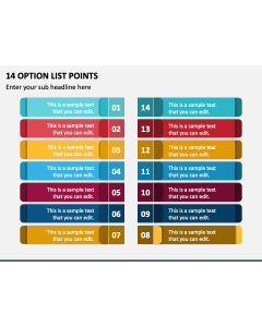 14 Option List Points PPT Slide 1