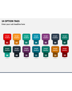 14 Option Tags PPT Slide 1