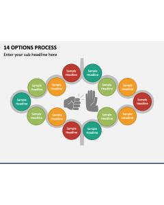 14 Options Process PPT Slide 1