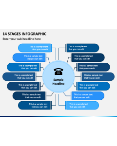 14 Stages Infographic PPT Slide 1