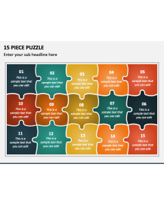 15 Piece Puzzle PPT Slide 1