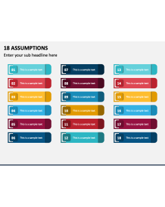 18 Assumptions PPT Slide 2
