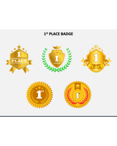 1st Place Badge PPT Slide 1