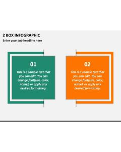 2 Box Infographic PPT Slide 1