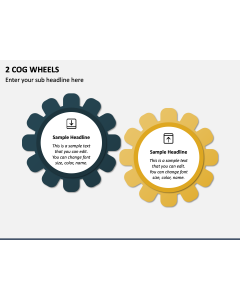 2 Cog Wheels PPT Slide 1