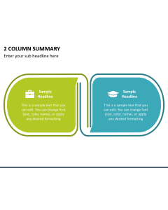 2 Column Summary Slide 1