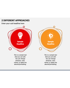 2 Different Approaches PPT Slide 1