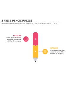 2 Piece Pencil Puzzle PPT Thumbnail