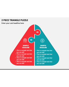 2 Piece Triangle Puzzle PPT Slide 1