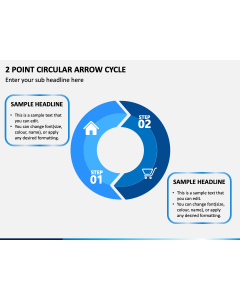 2 Point Circular Arrow Cycle Slide 1