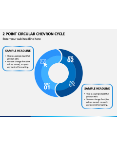 2 Point Circular Chevron Cycle Slide 1