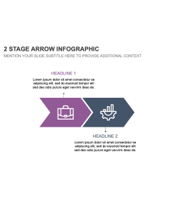 2 Stage Arrow Infographic PPT Thumbnail