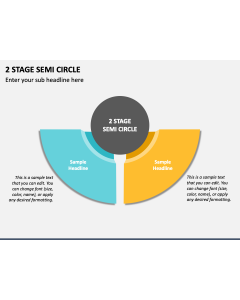 2 Stage Semi Circle PPT Slide 1