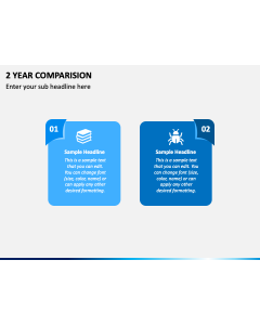 2 Year Comparision PPT Slide 1