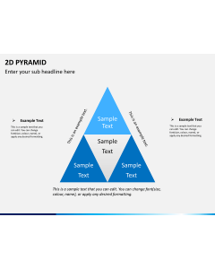 2D pyramid PPT slide 1