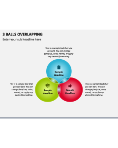 3 Balls Overlapping PPT Slide 1