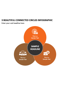 3 Beautiful Connected Circles Infographic PPT Slide 2
