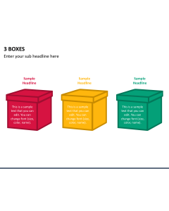 3 Boxes Slide 1